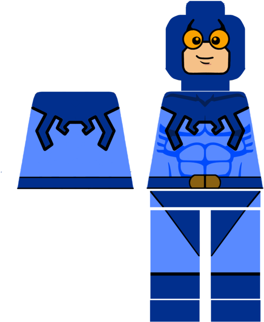 Blue Beetle Ted Kord By Evilutione5150 - Lego Blue Beetle Ted Kord (1024x673)
