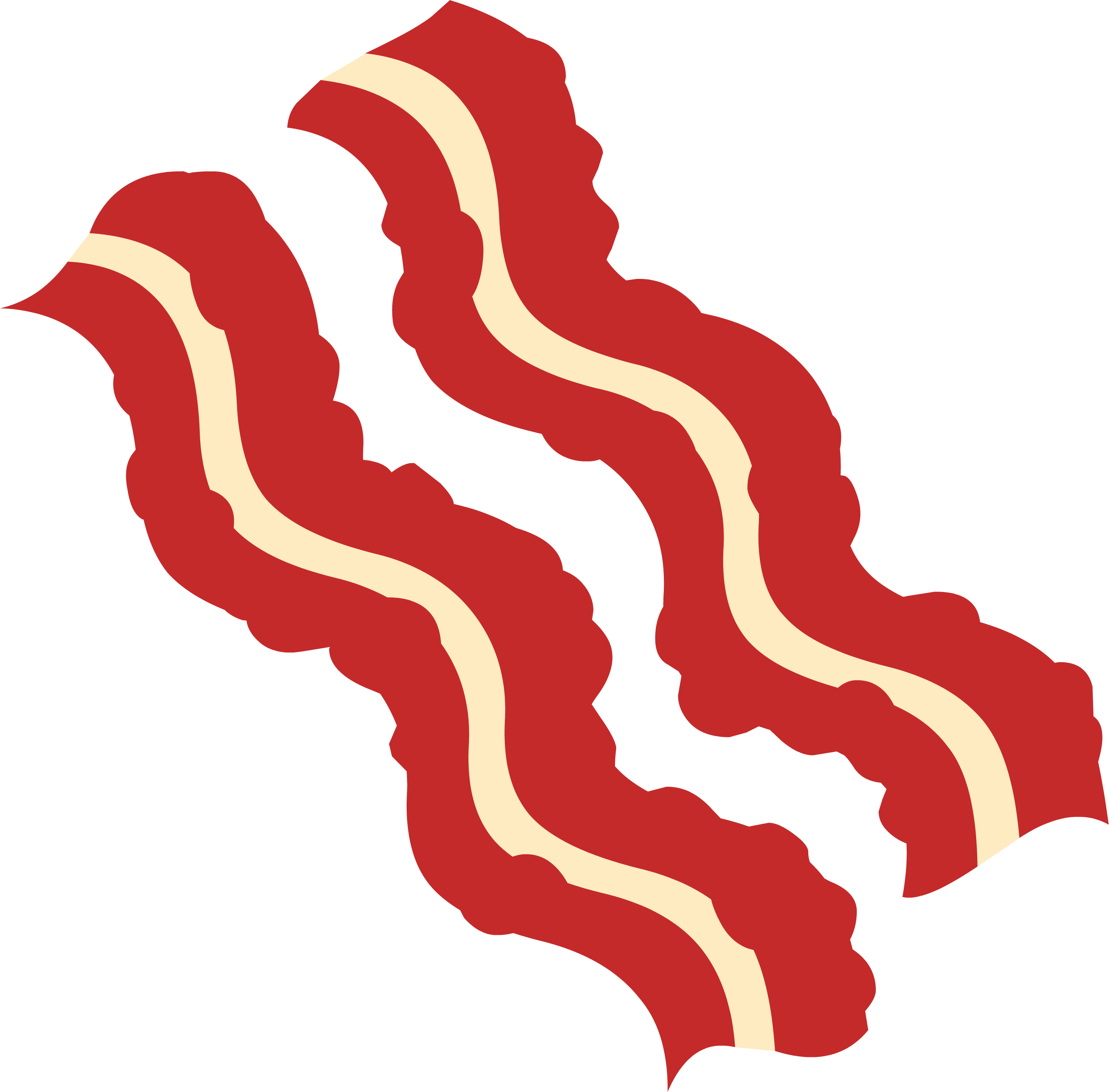 Bacon Clipart - - Bacon Clip Art (2880x2835)