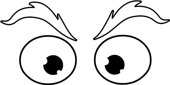 Desenho De Olho Para Colorir E Imprimir (600x470)