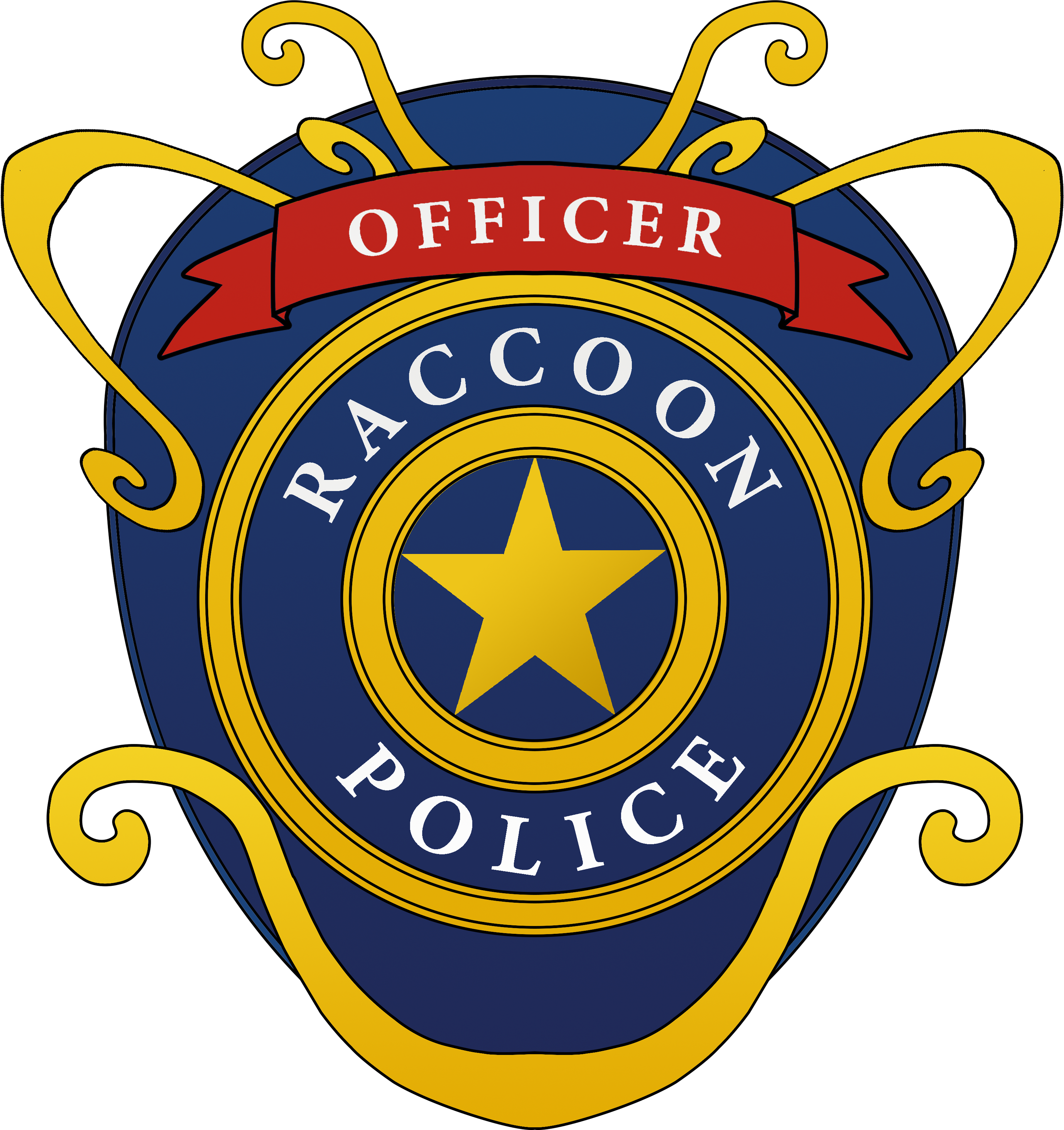 Racoon Police Department Badge By Ploterka Racoon Police - Illustration (4500x6000)