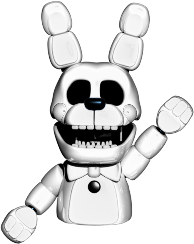 White Rabbit Puppet By Pkthunderbolt100 - Fnaf Sl Puppet White Rabbit (894x894)