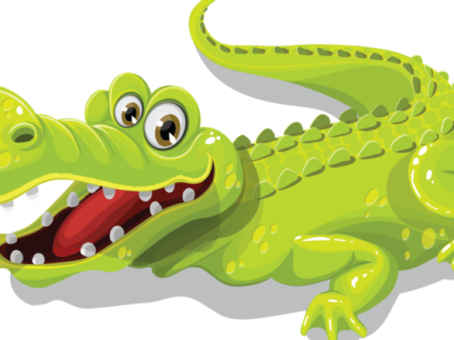 Skeleton Clipart Alligator - Alligator Clipart (640x480)