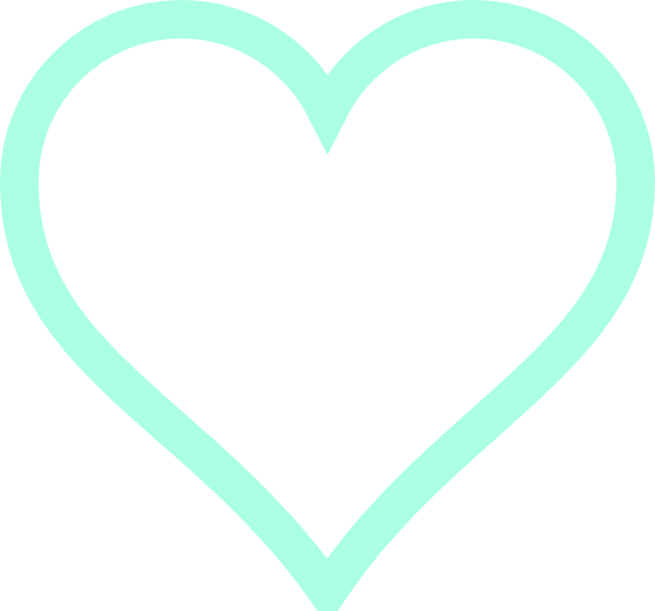 Heart Clipart Clipart Light Blue - Tiffany Blue Love Heart (600x560)