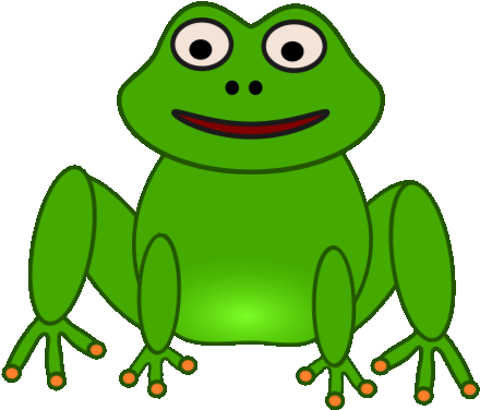 Frog Animation - Animated Pictures Of Frog (455x394)