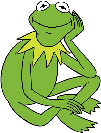 Green Frog Clipart Muppets - Kermit The Frog Clipart (400x539)