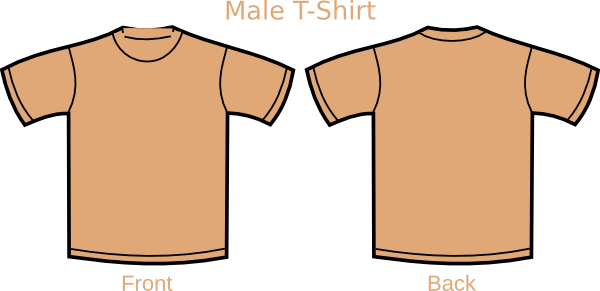 T Shirt Template (600x291)
