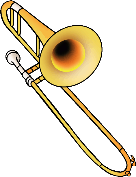 Trombone Clipart (495x633)