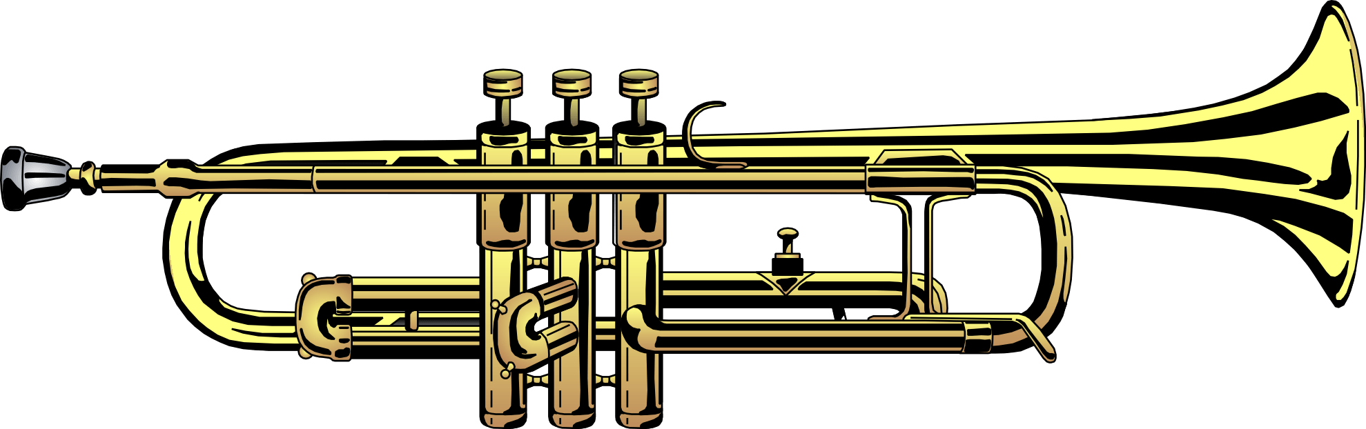 Trumpet Clip Art - Trump Rapture Last Trump Will Sound (1979x622)