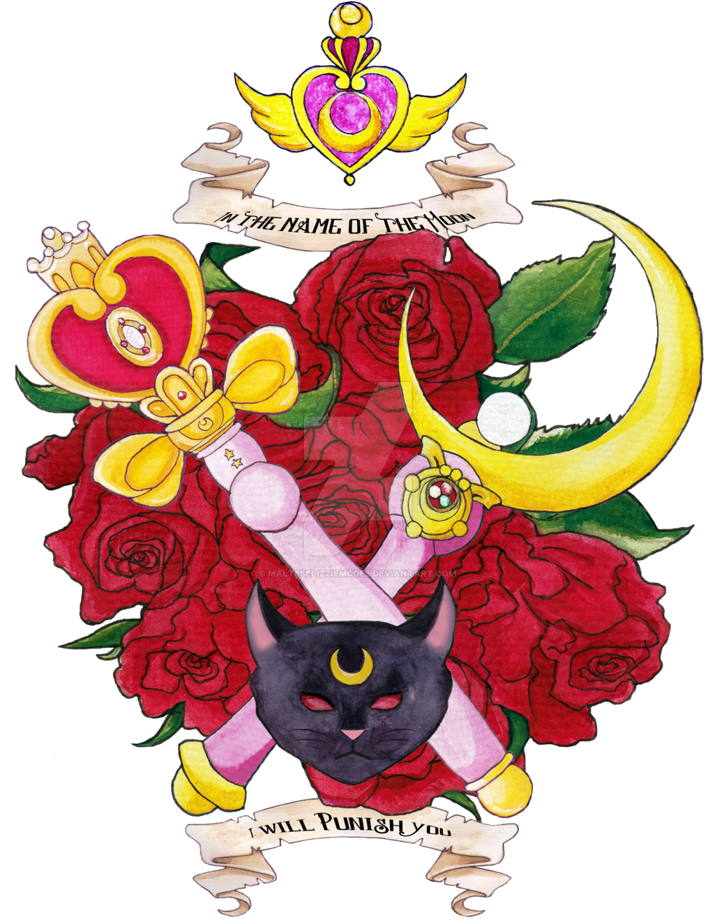 You Can Buy Prints, T-shirts And More With This Design - Sailor Moon (1024x1358)