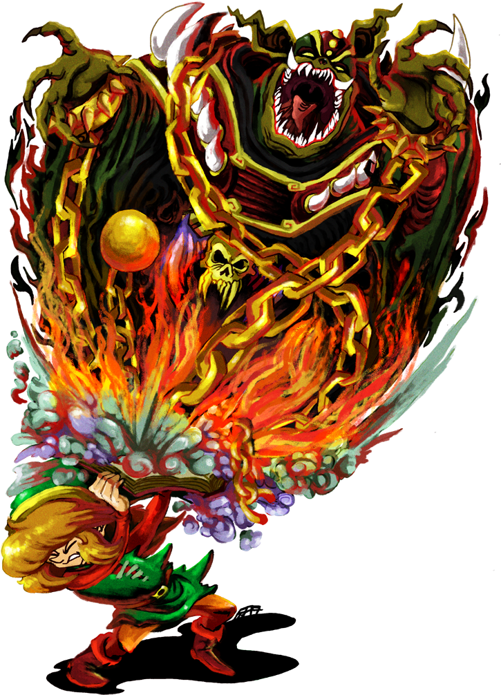 The Legend Of Zelda Tloz Cdi Link Ganon Nintendo Book - Monster Legends Fan Art (734x1011)