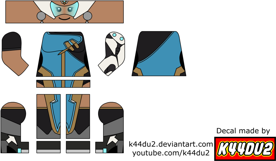 Lego Symmetra Minifig Decal Overwatch By K44du2 - Lego Overwatch Pharah Decal (1191x670)