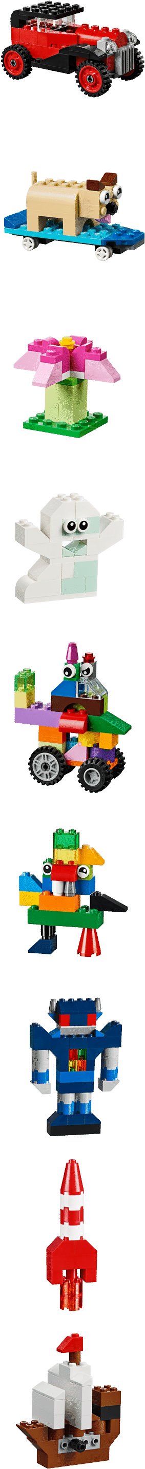 Lego Bricks Inspiration = Endless Possibilities - Lego Classic 10693 Creative Supplement Building Kit (333x2997)