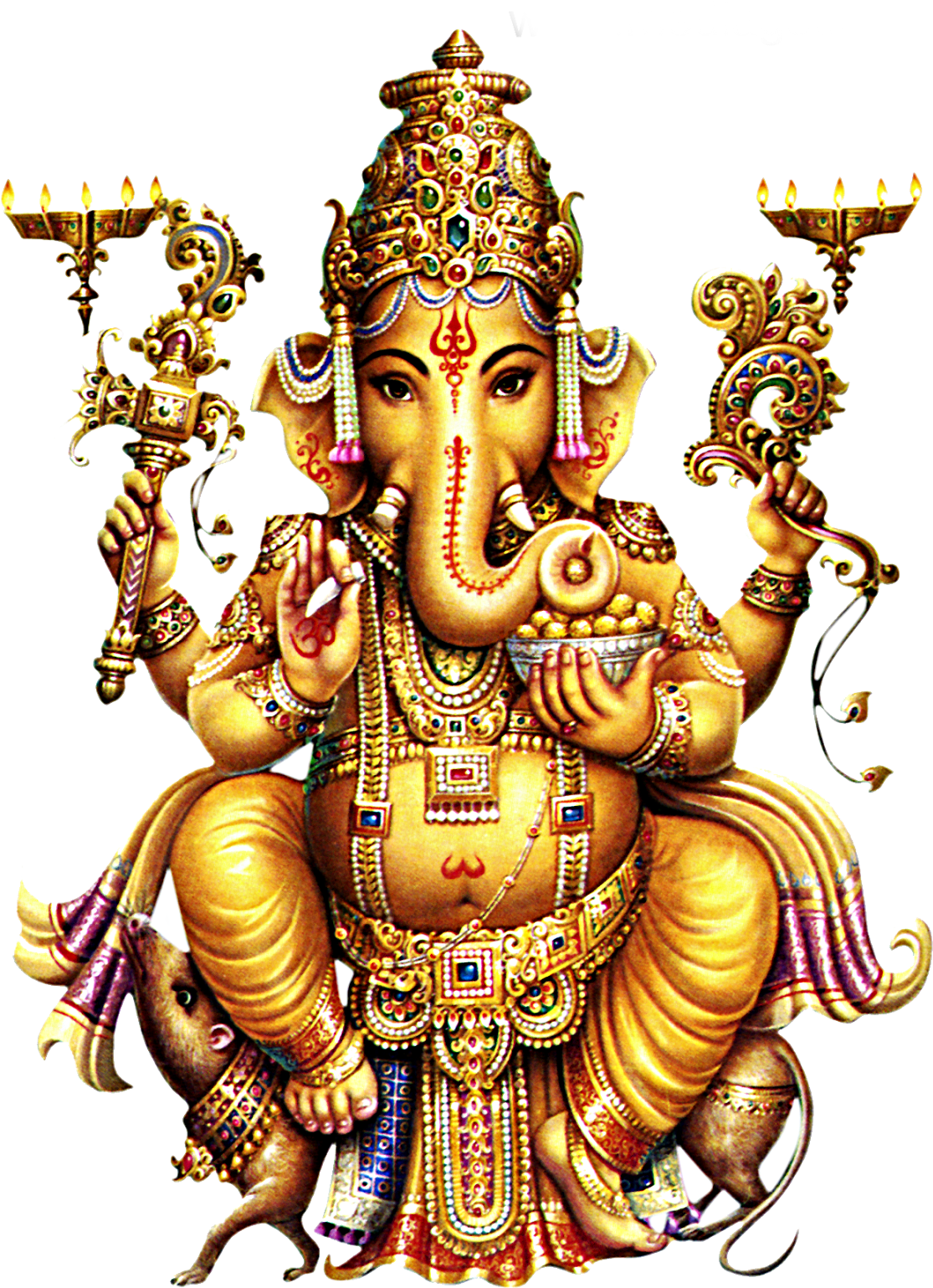 Ganesh Sthapana Shree Shridi Sai Baba - Ganesh Images Hd Png (1348x1600)