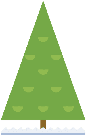 Christmas Tree Flat Icon - Christmas Tree Flat Png (512x512)