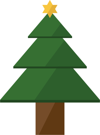 Christmas Tree Icon - Pine Tree (379x512)