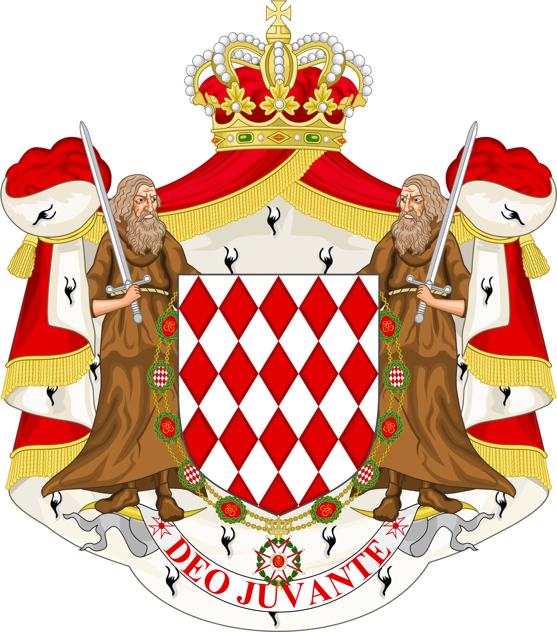 Great Coat Of Arms Of The House Of Grimaldi - Valparaíso (2000x2214)