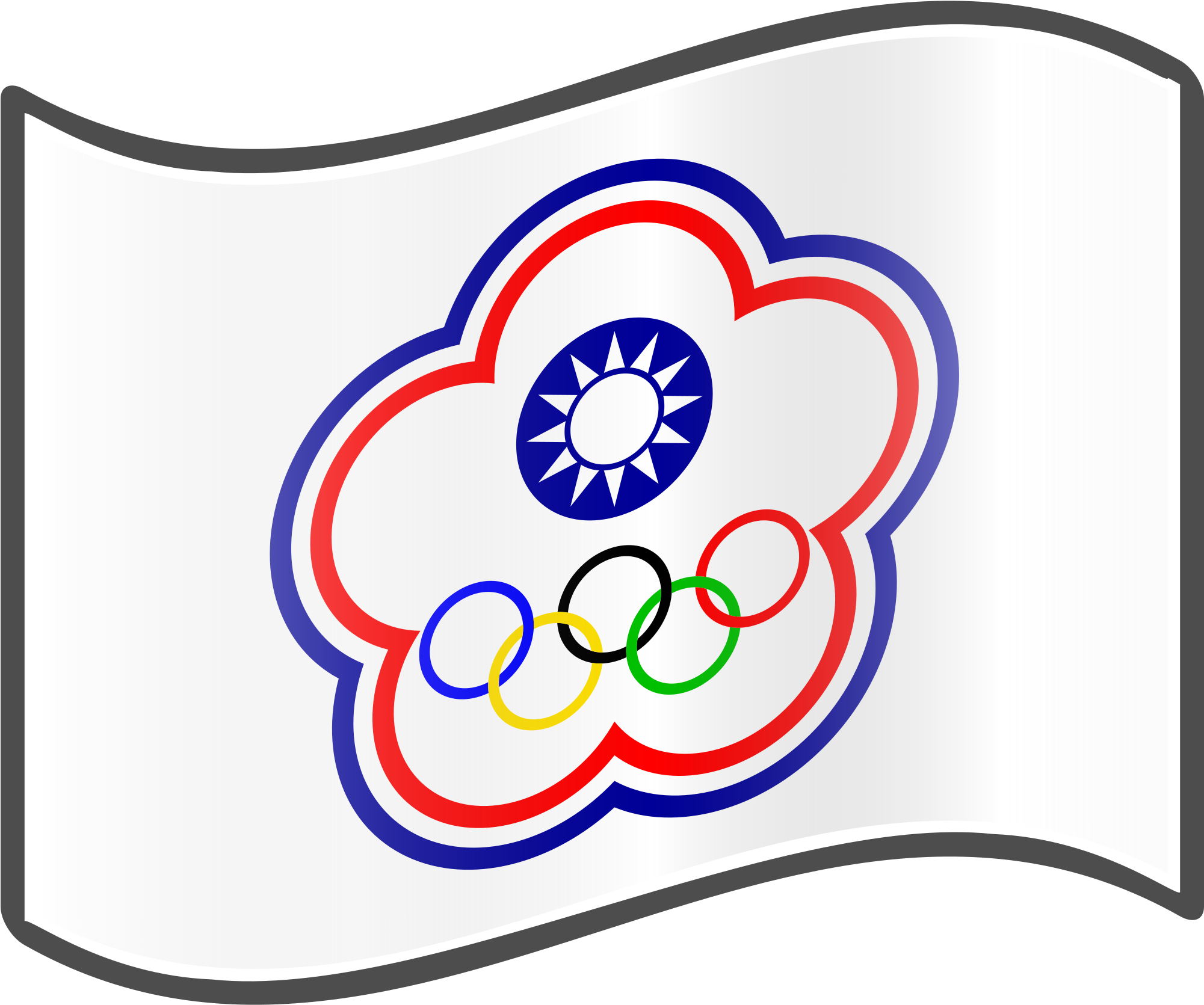 Open - Chinese Taipei Olympic Flag (2000x2000)