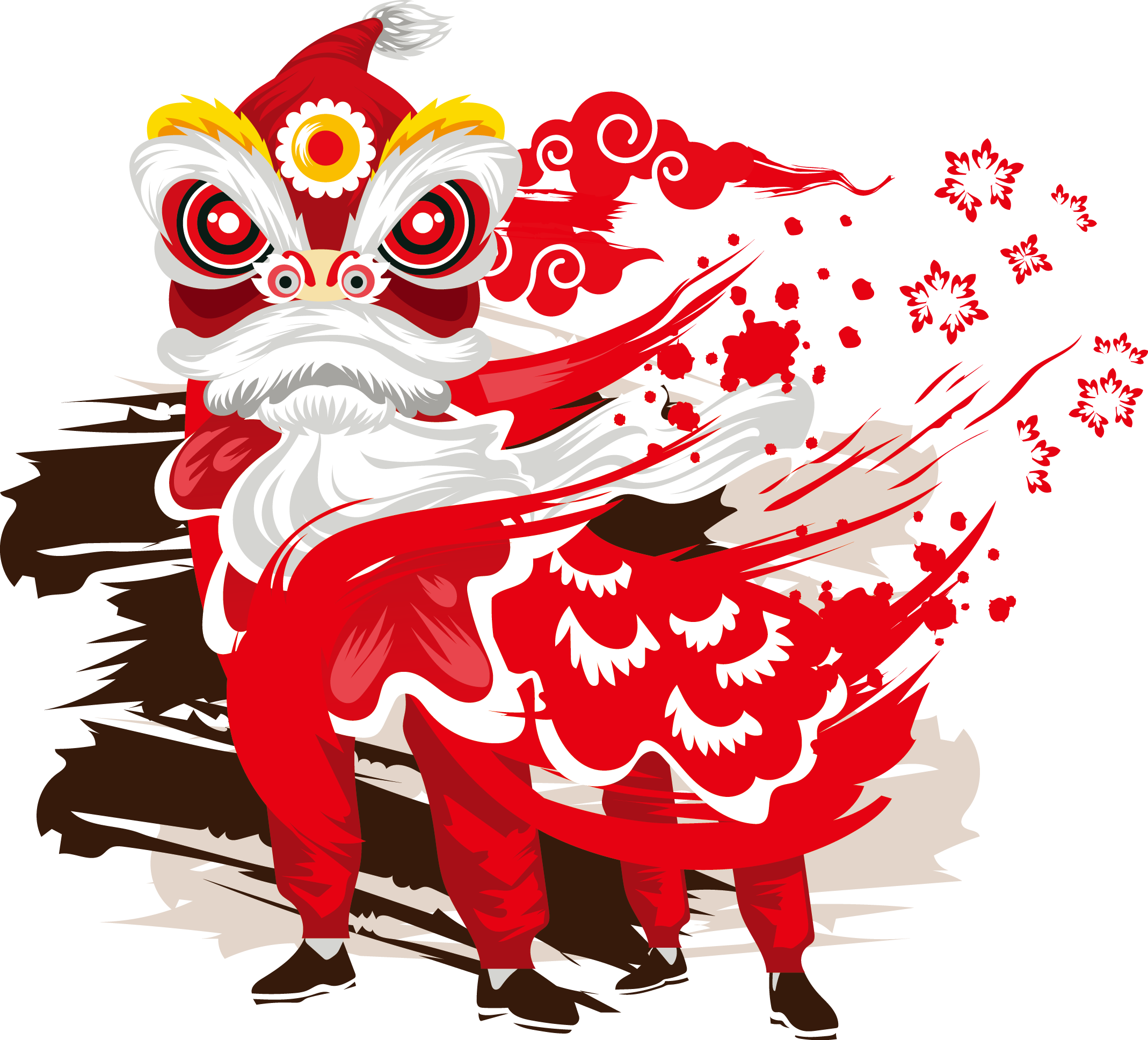 San Francisco Chinese New Year Festival And Parade - Vector Barongsai (2138x1938)