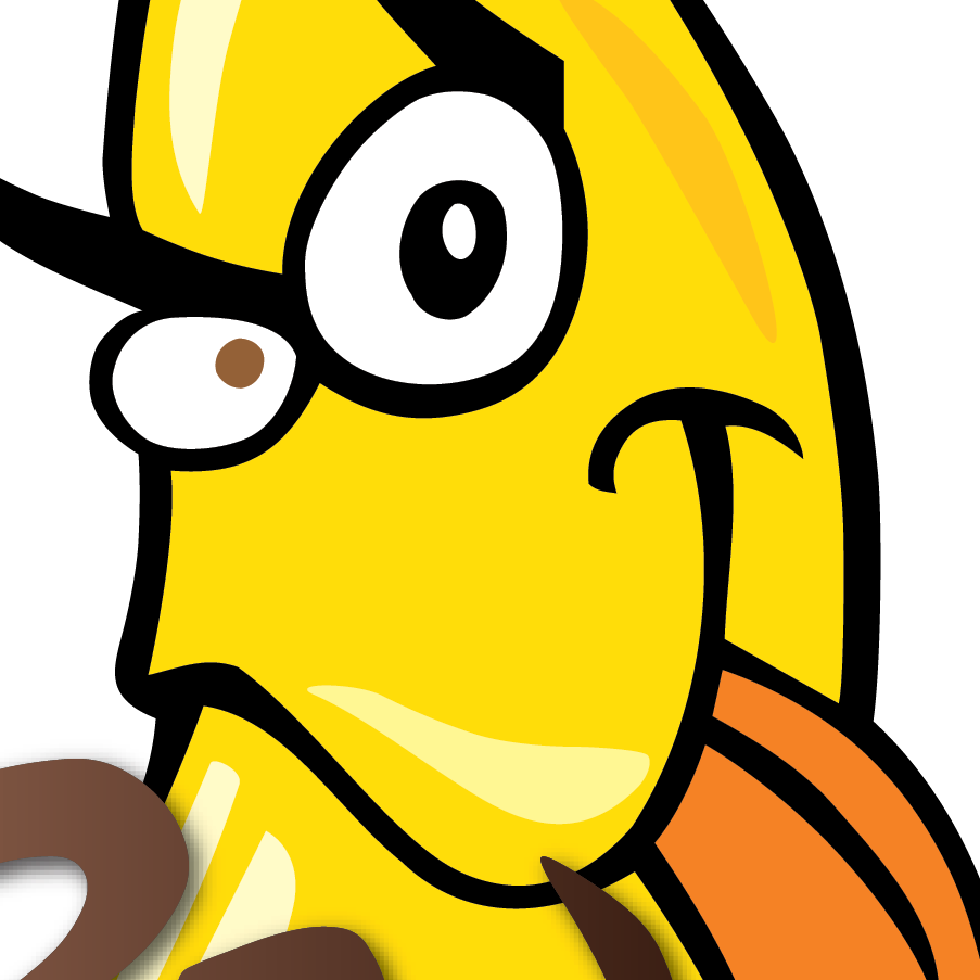 Bad Banana Software - Cool Banana Coloring Pages (903x903)