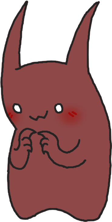 Demon Bean Boy Does A Shy By Mu Th Ur - Cartoon (553x833)