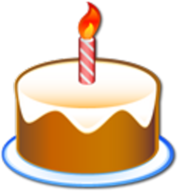 Movie Star Birthdays - Small Birthday Cake Icon (400x400)