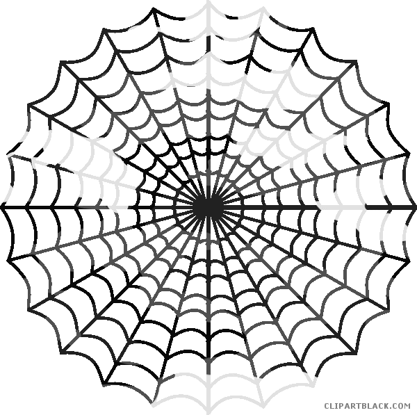 Spider Web Animal Free Black White Clipart Images Clipartblack - Spider Web Clip Art (600x597)