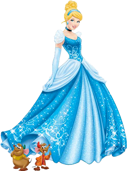 Cinderella Group, New Cinderella & Mice Clipart - Cinderella Princess (427x572)