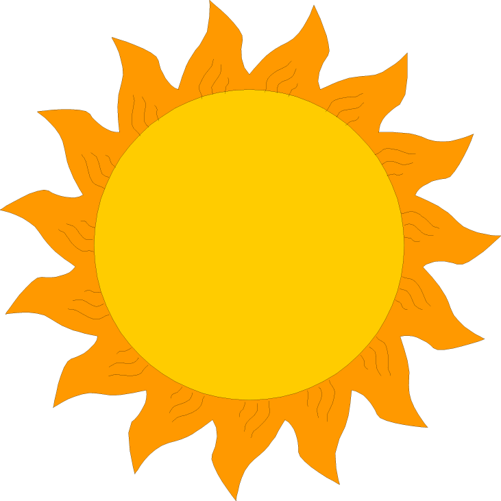 Animated Sun Clip Art - Transparent Background Sun Clipart (731x731)