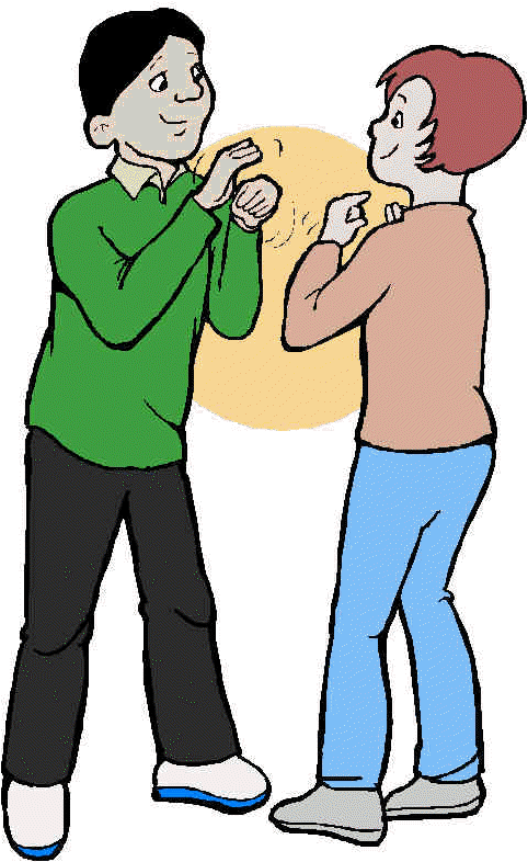 Asl Clip Art - Sign Language Clip Art (490x795)