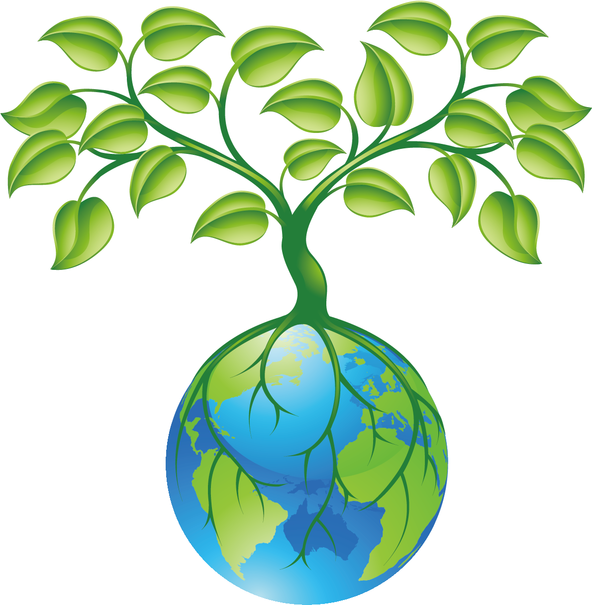 Planta De Raíz De Árbol Clip Art - Related To Earth Day (1772x1772)