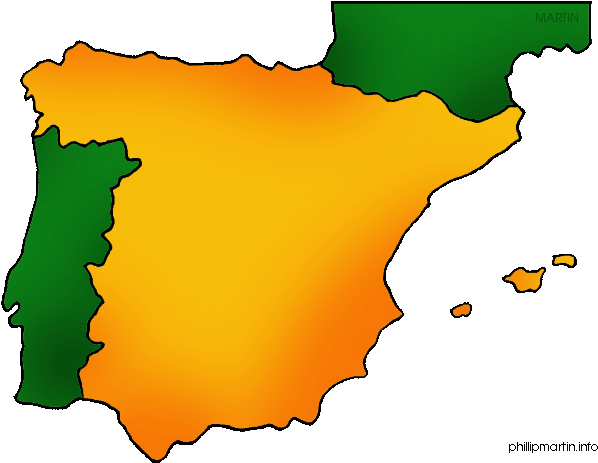 Clip Art Spain (648x487)