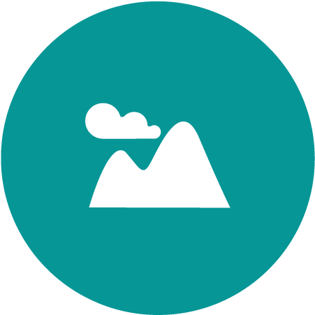 Landscape - Fast Forward Blue Icon (1000x1000)