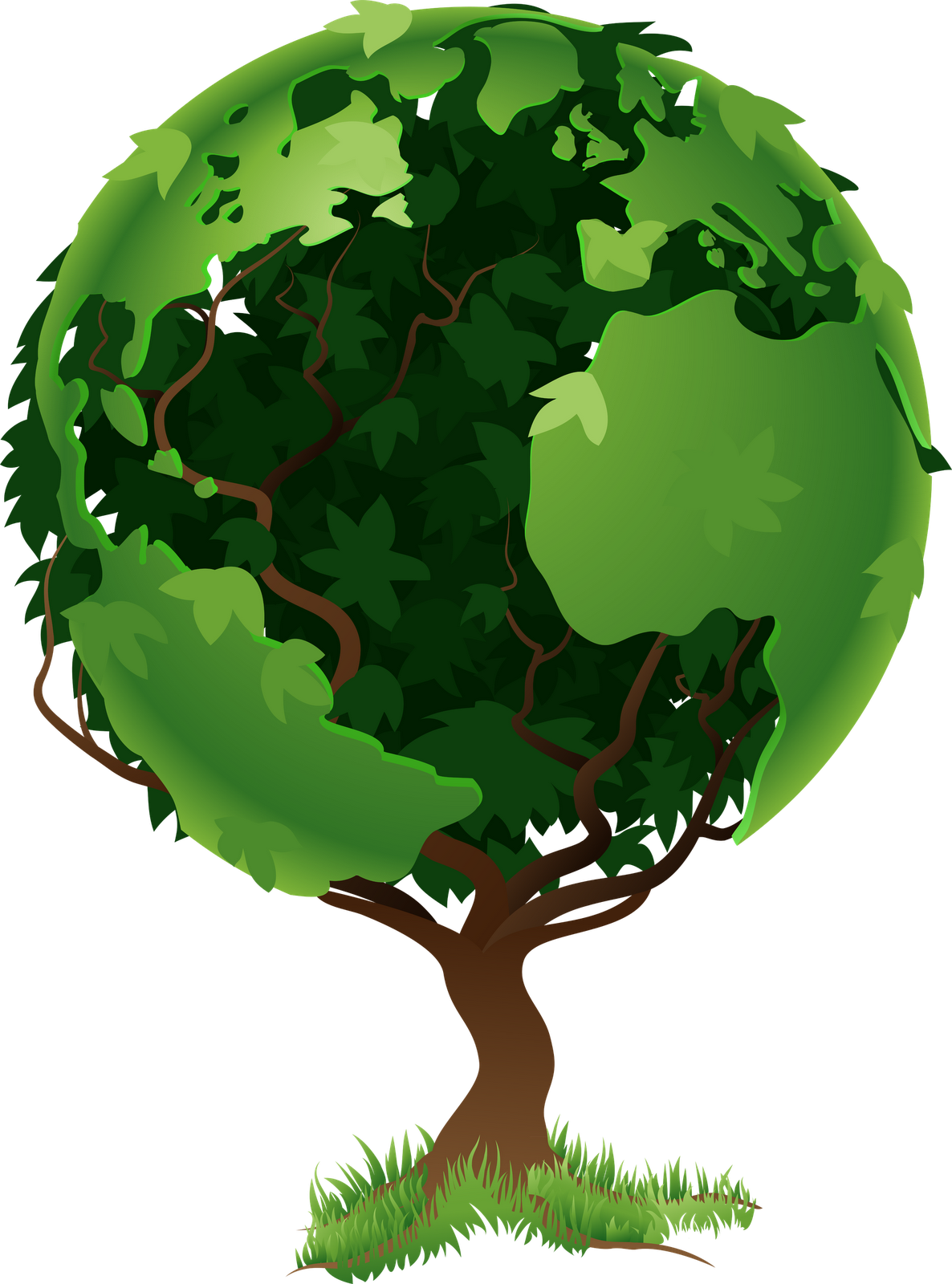 Impactos Ambientales - Let's Go Green To Get Our Globe Clean (1186x1600)