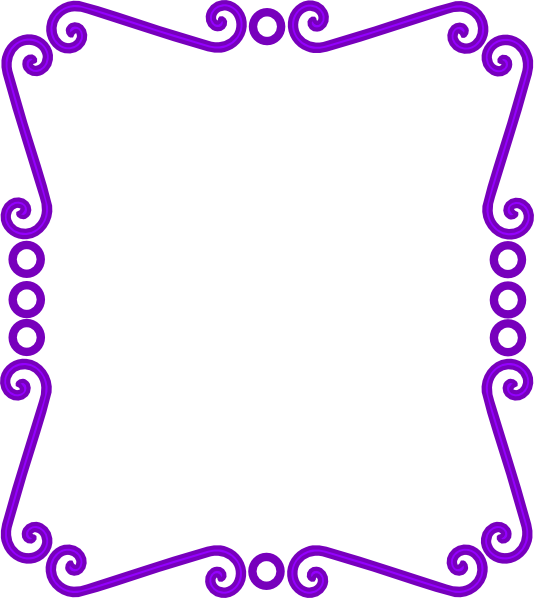 Scrolly Frame Clip Art At Clker - Princess Sofia Frame Png (534x598)