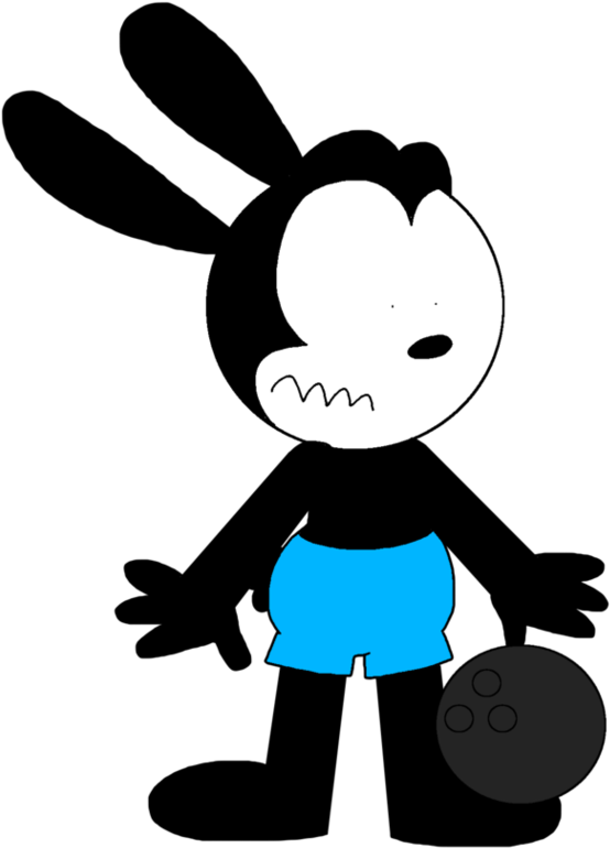 Oswald With Bowling Ball Falling On Feet By Marcospower1996 - Bowling (974x820)