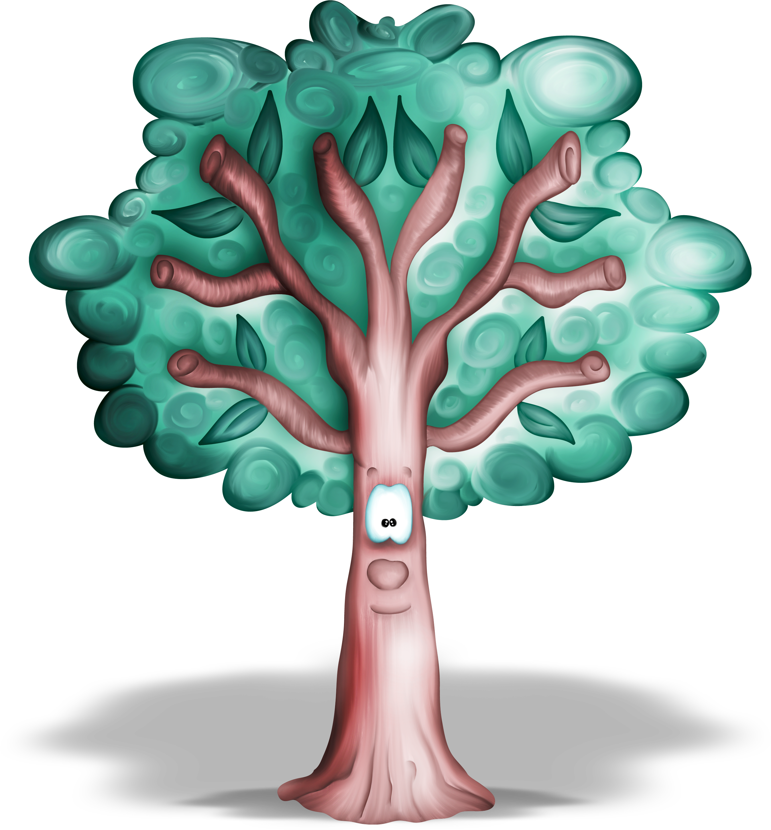 Ampliar Esta Imagen - Arbol Con Ojos Png (2701x2906)