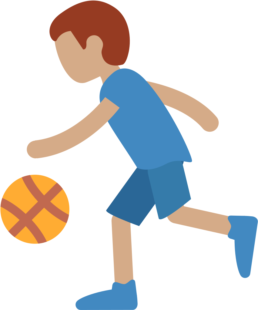 File - Twemoji2 26f9-1f3fd - Svg - Cartoon Girl Basketball Player (1024x1024)