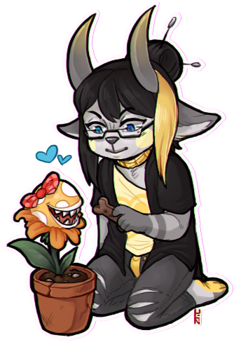 Dinner Time By Undeadchickennugget - Cartoon (407x527)