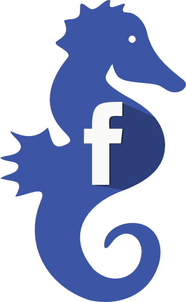 Writer Of Big Ideas For Young Minds - Seahorse Silhouette Clipart (366x593)
