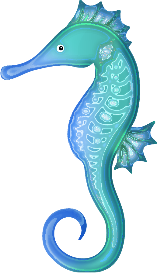New Holland Seahorse Drawing Clip Art - Seahorse Clipart Png (1000x1000)