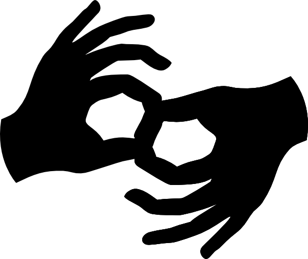 Sign Language Clip Art Sign Language For Unity (600x504) Png