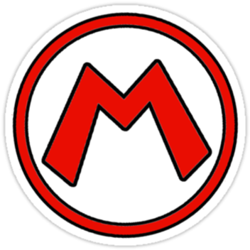 Pretty Super Star Clipart Super Mario Stickers Clipart - M Super Mario Png (375x360)