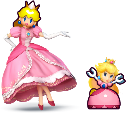 The Toy Princess Calamity By Clockworkmelody - Super Smash Bros Peach (449x400)