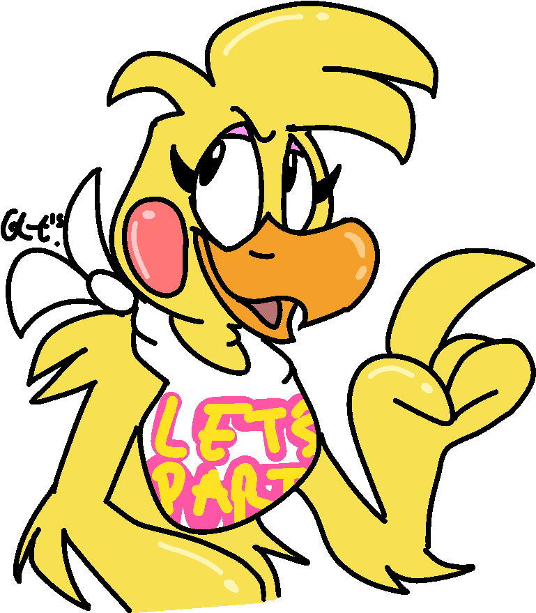 Toy Chica Gif By Dizzee-toaster - Toy Chica Talking Gif (806x908)