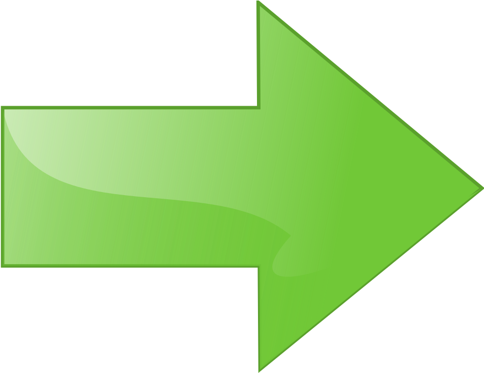 Navigation Right Arrow - Green Arrow Pointing Right (975x768)