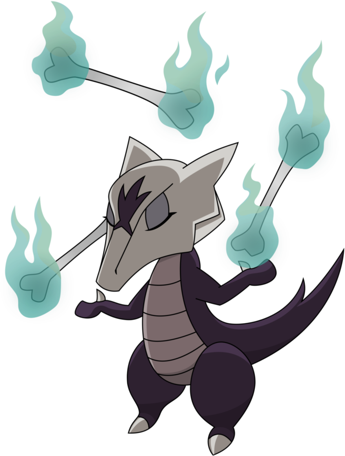 Alola Marowak Alolan Marowak Marowak Cubone Alola Alola - Marowak (836x955)