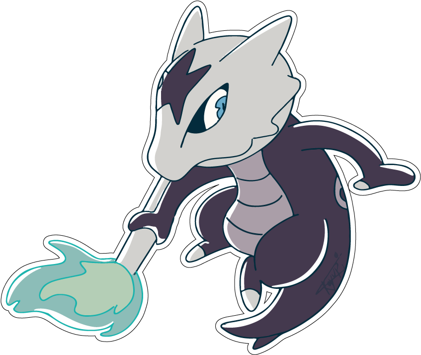 Pokemon Marowak Alolan Marowak Pokemon Sun And Moon - Marowak (872x780)