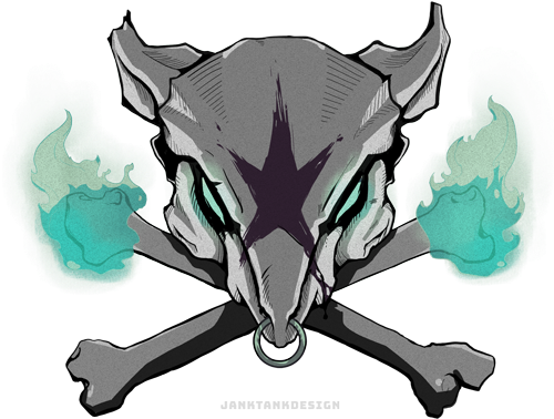 Alolan Marowak - Marowak Alola Logo (500x500)
