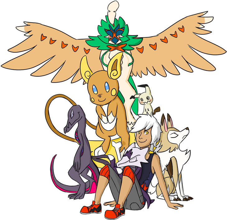 Pokemon Pokemon Sun Pokemon Moon Pokemon Trainers Alolan - Illustration (1280x1138)