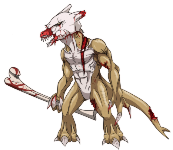 An Infected Marowak - Illustration (600x520)